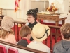 JoAnne leads children's church in costume