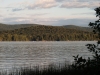 view across the lake