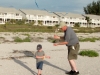 Sam learning about kite flying