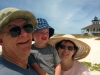 Sam at the Boca Grande lighthouse with us