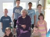 seven of her great grandchildren