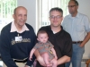 Mark and Sam with Rev. DeSerio and my wife\'s brother Joe