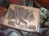 Collection of wooden spials