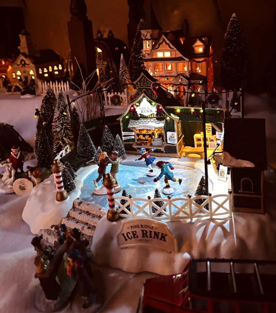 Christmas village right side